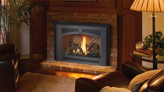 Chimney Care Co- Stock image of Lopi fireplace Lori gas insert