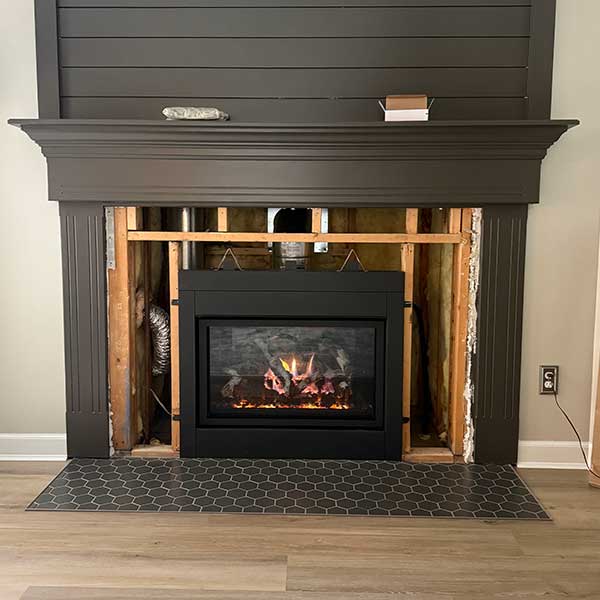 Gas Fireplace Install Gas Fireplace Install