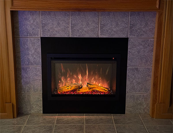 Electric Fireplace Installation